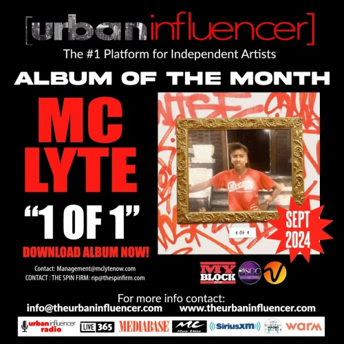 Image: MC LYTE " 1 OF 1" ALBUM OF THE MONTH  