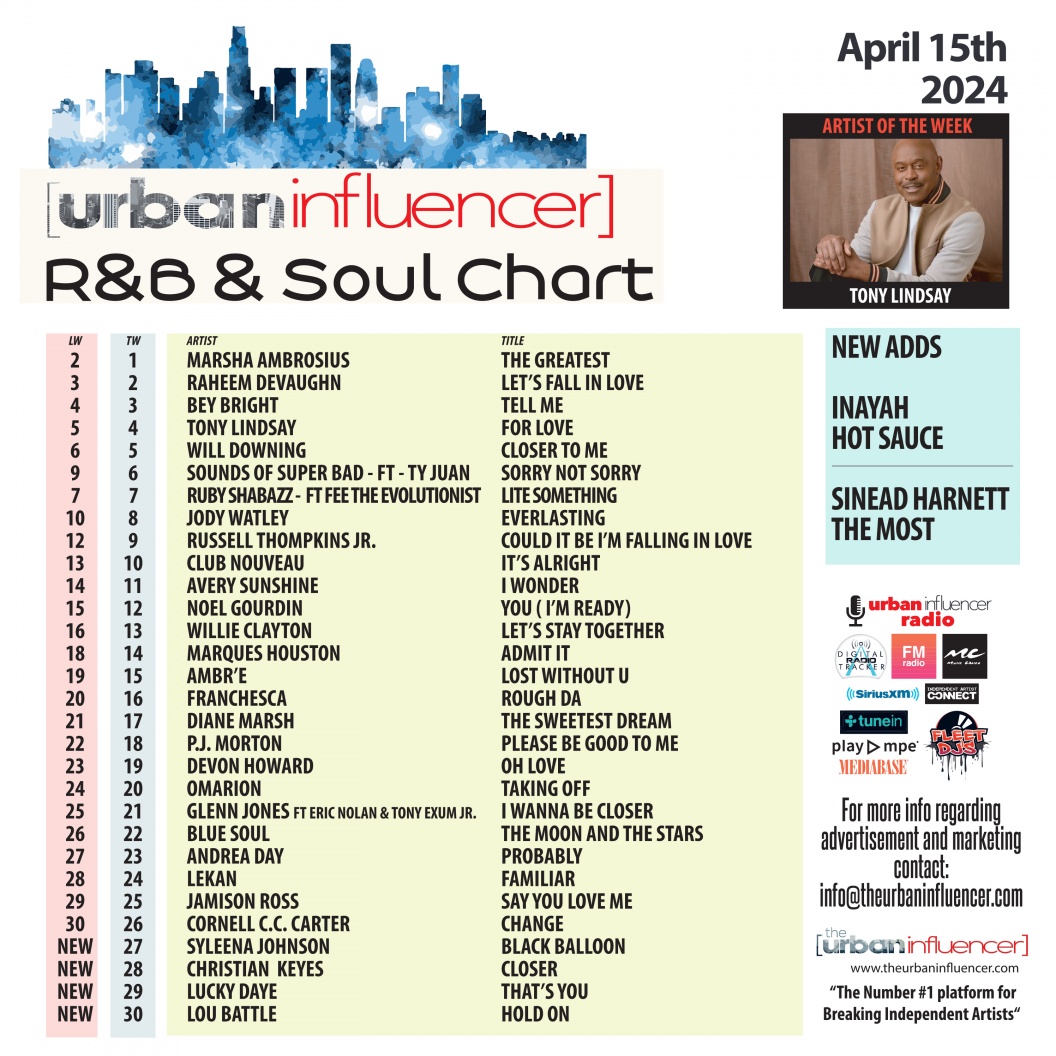 Image: R&B Chart: Apr 15th 2024